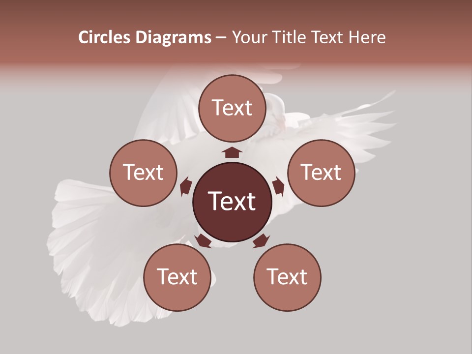 Flying Hope Holy PowerPoint Template