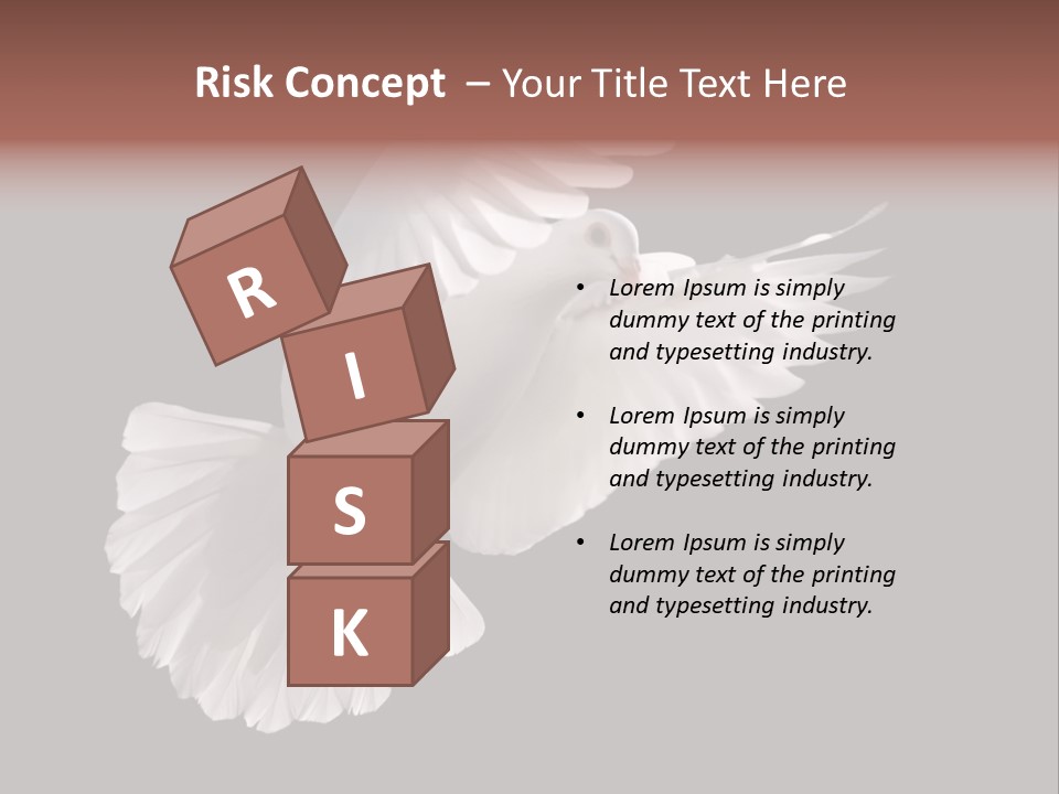 Flying Hope Holy PowerPoint Template