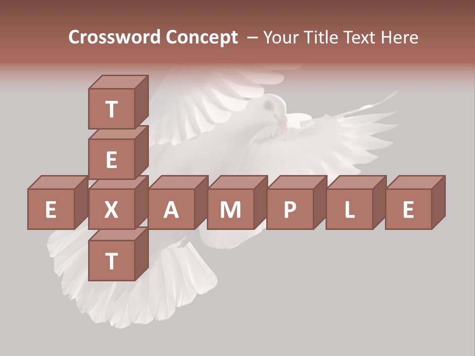 Flying Hope Holy PowerPoint Template