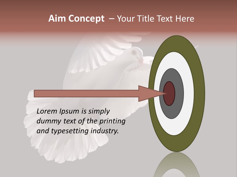 Flying Hope Holy PowerPoint Template