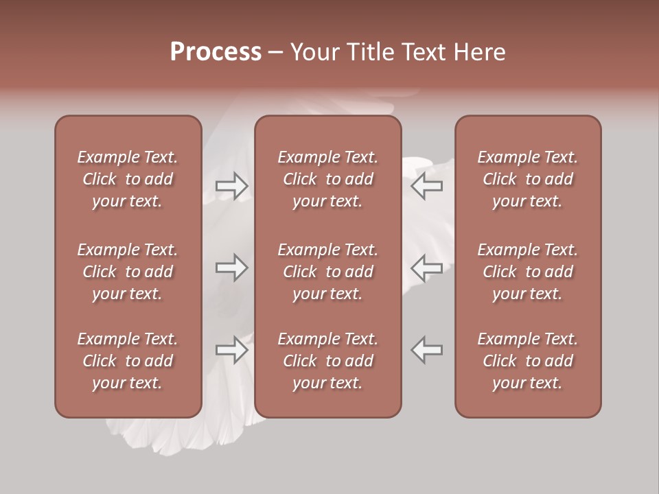 Flying Hope Holy PowerPoint Template