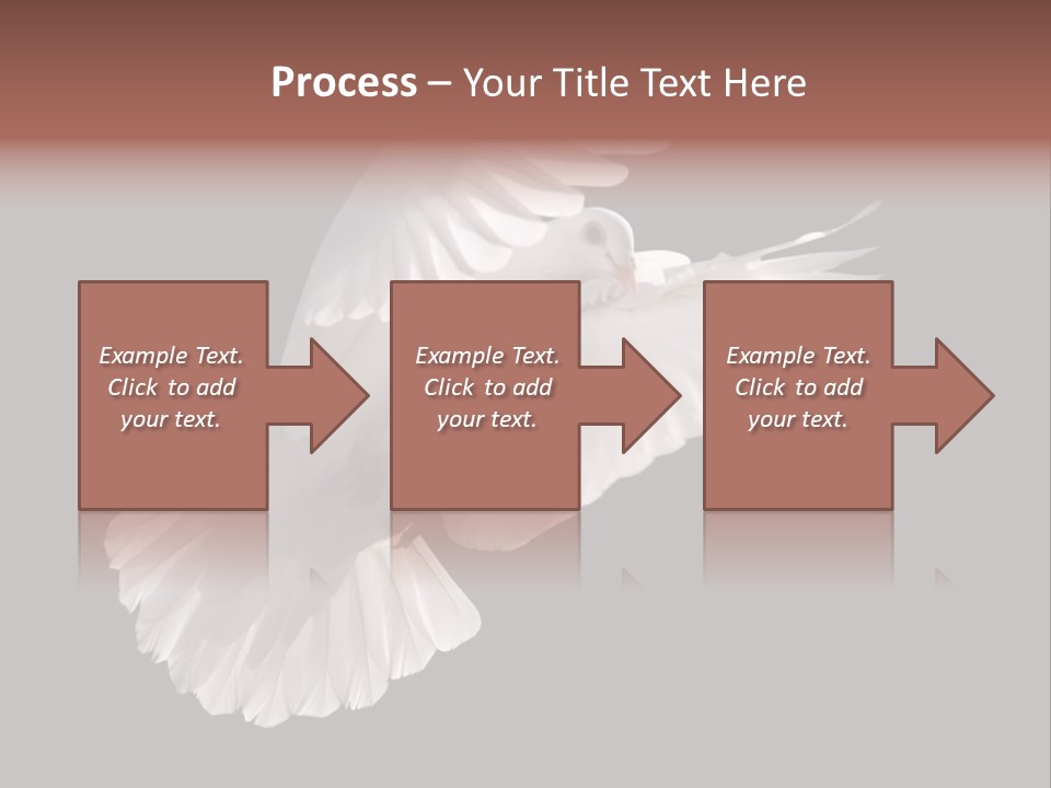 Flying Hope Holy PowerPoint Template