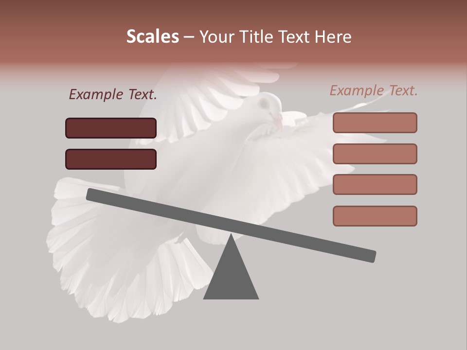 Flying Hope Holy PowerPoint Template