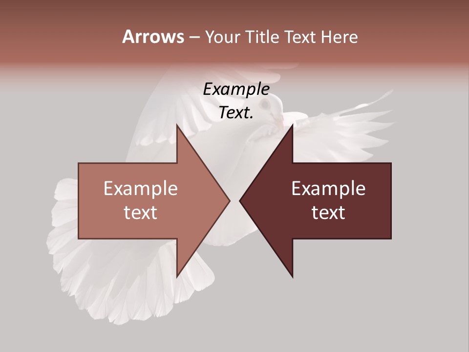 Flying Hope Holy PowerPoint Template