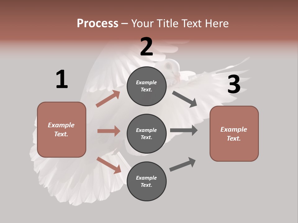 Flying Hope Holy PowerPoint Template