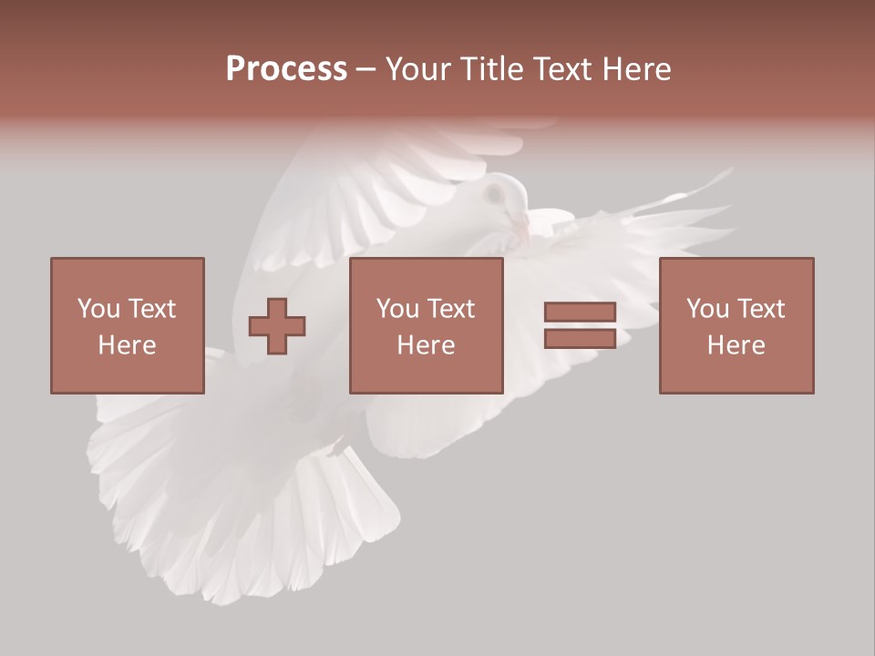 Flying Hope Holy PowerPoint Template