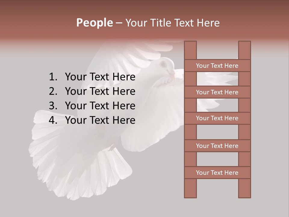 Flying Hope Holy PowerPoint Template