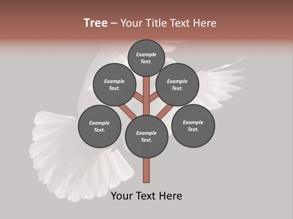 Flying Hope Holy PowerPoint Template