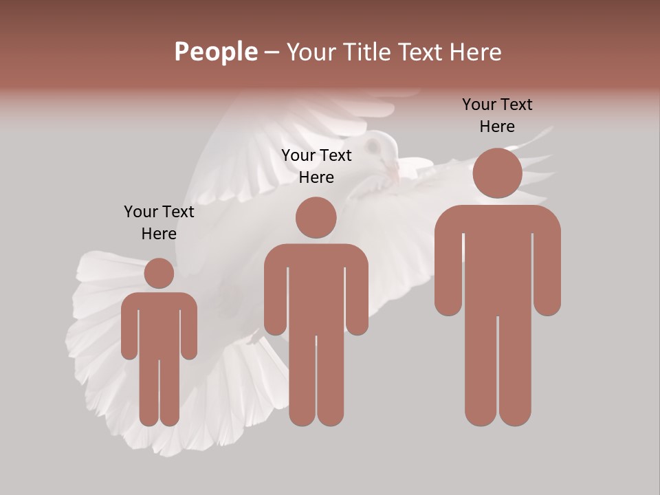 Flying Hope Holy PowerPoint Template