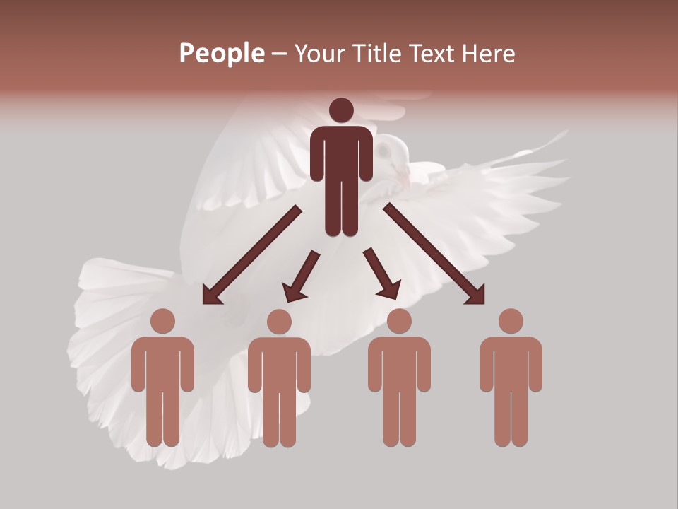 Flying Hope Holy PowerPoint Template