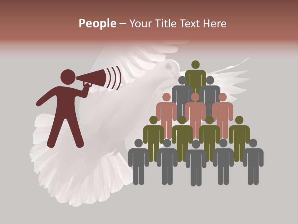 Flying Hope Holy PowerPoint Template