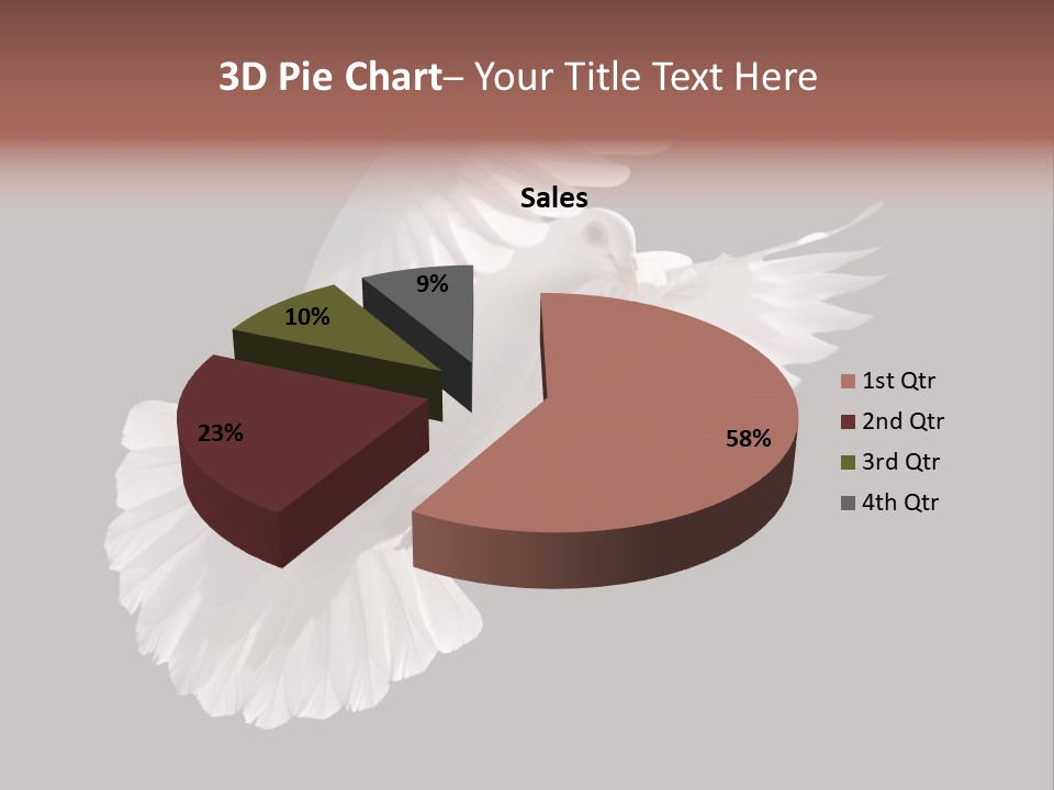 Flying Hope Holy PowerPoint Template