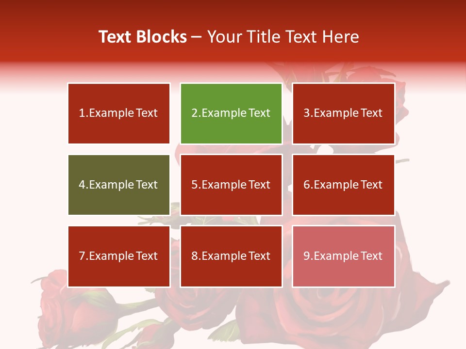 Fragrances Summer Puzzles PowerPoint Template