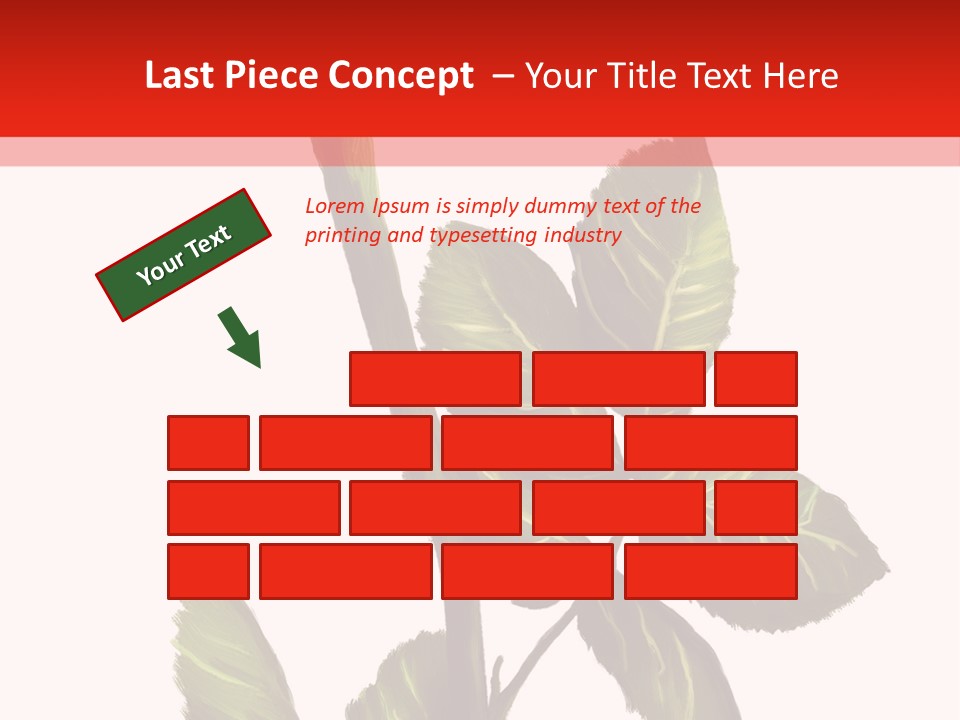 Greeting Cards Puzzles White PowerPoint Template