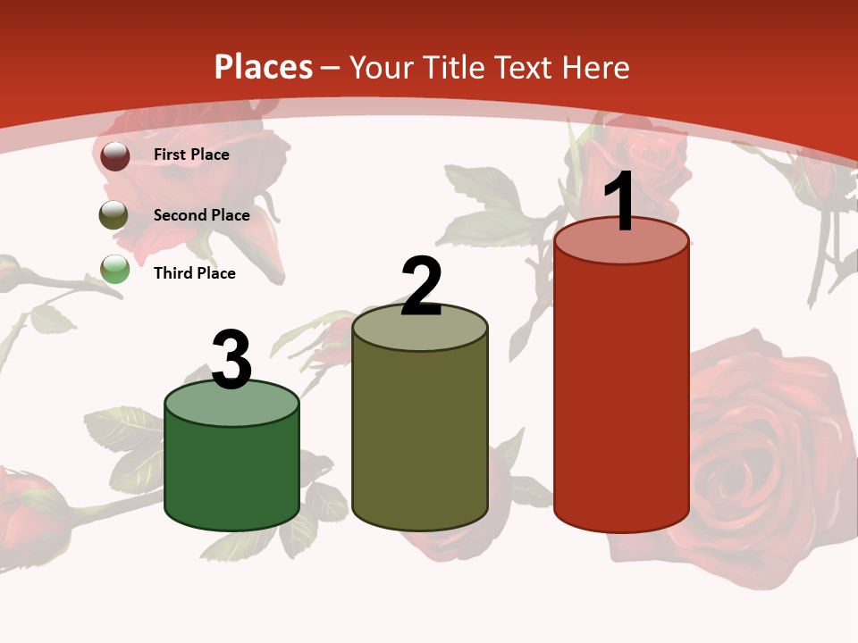 Flowers Decoration Group PowerPoint Template