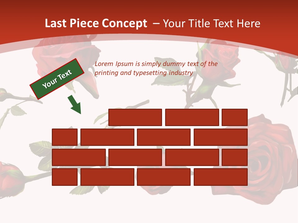 Flowers Decoration Group PowerPoint Template