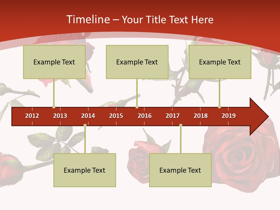 Flowers Decoration Group PowerPoint Template
