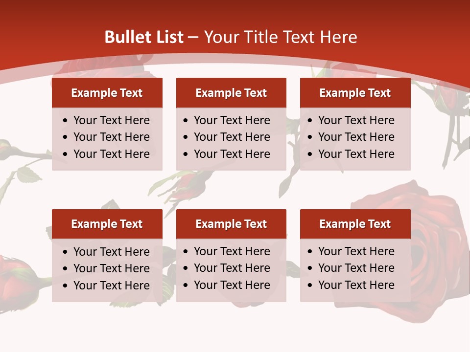 Flowers Decoration Group PowerPoint Template