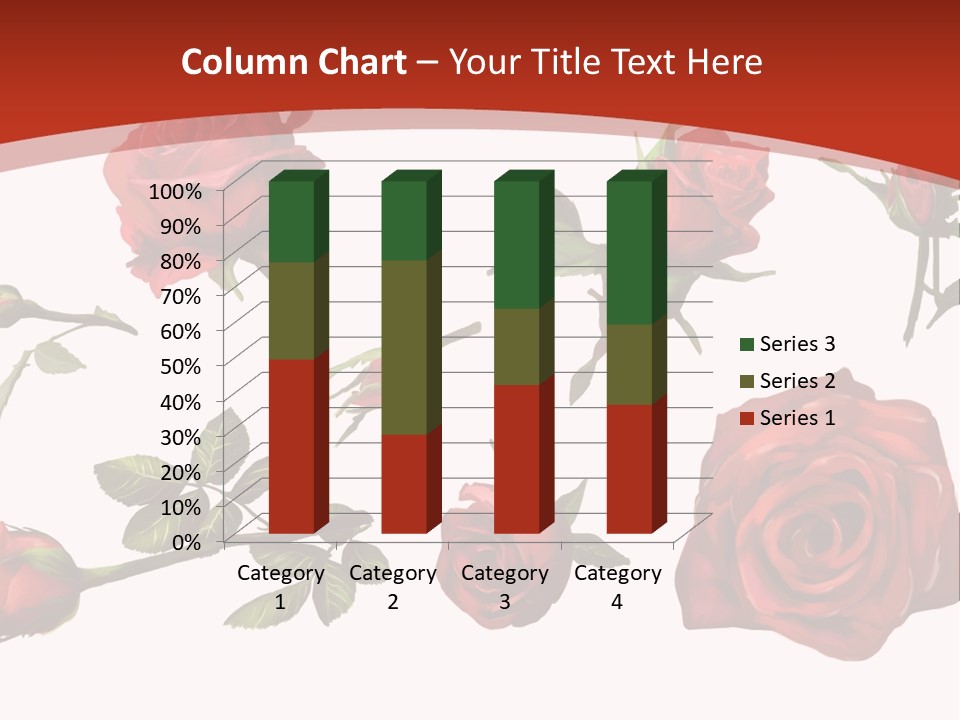 Flowers Decoration Group PowerPoint Template