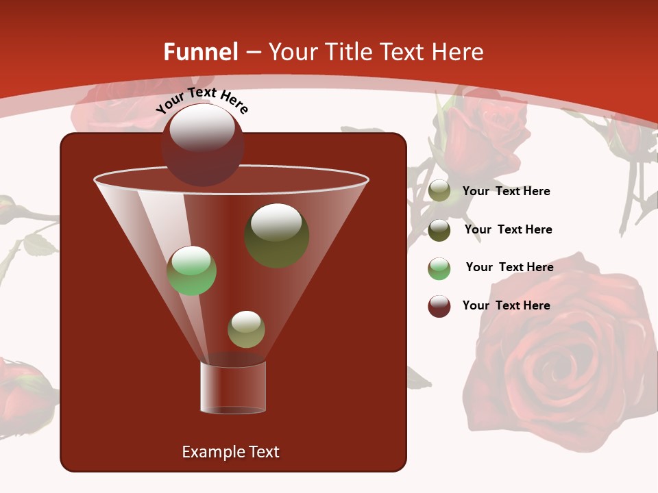 Flowers Decoration Group PowerPoint Template