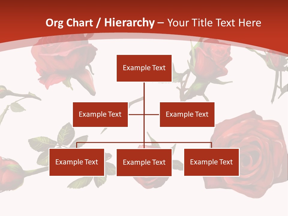 Flowers Decoration Group PowerPoint Template