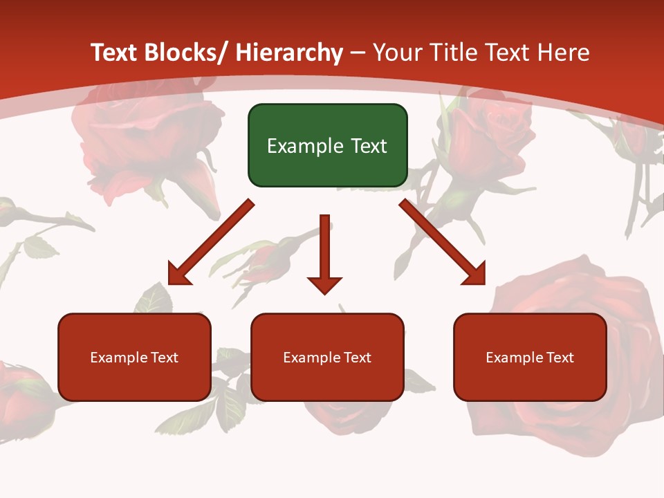 Flowers Decoration Group PowerPoint Template