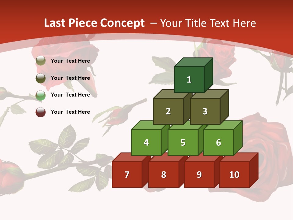 Flowers Decoration Group PowerPoint Template