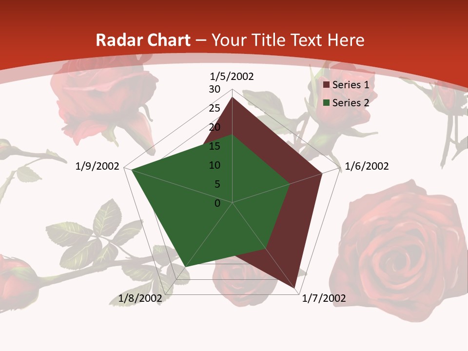 Flowers Decoration Group PowerPoint Template