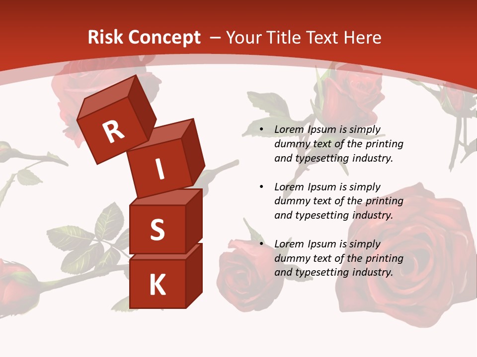 Flowers Decoration Group PowerPoint Template