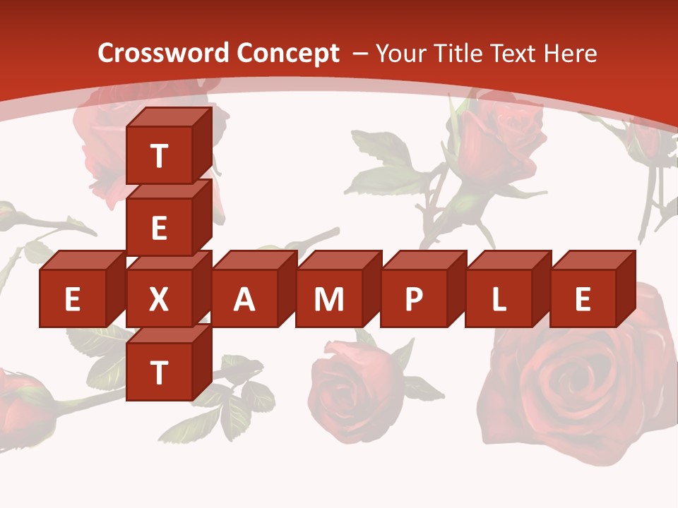 Flowers Decoration Group PowerPoint Template