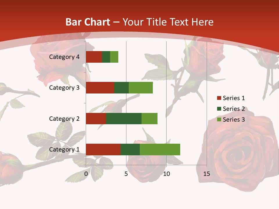 Flowers Decoration Group PowerPoint Template