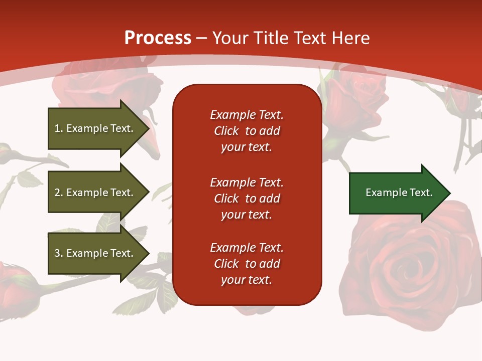 Flowers Decoration Group PowerPoint Template