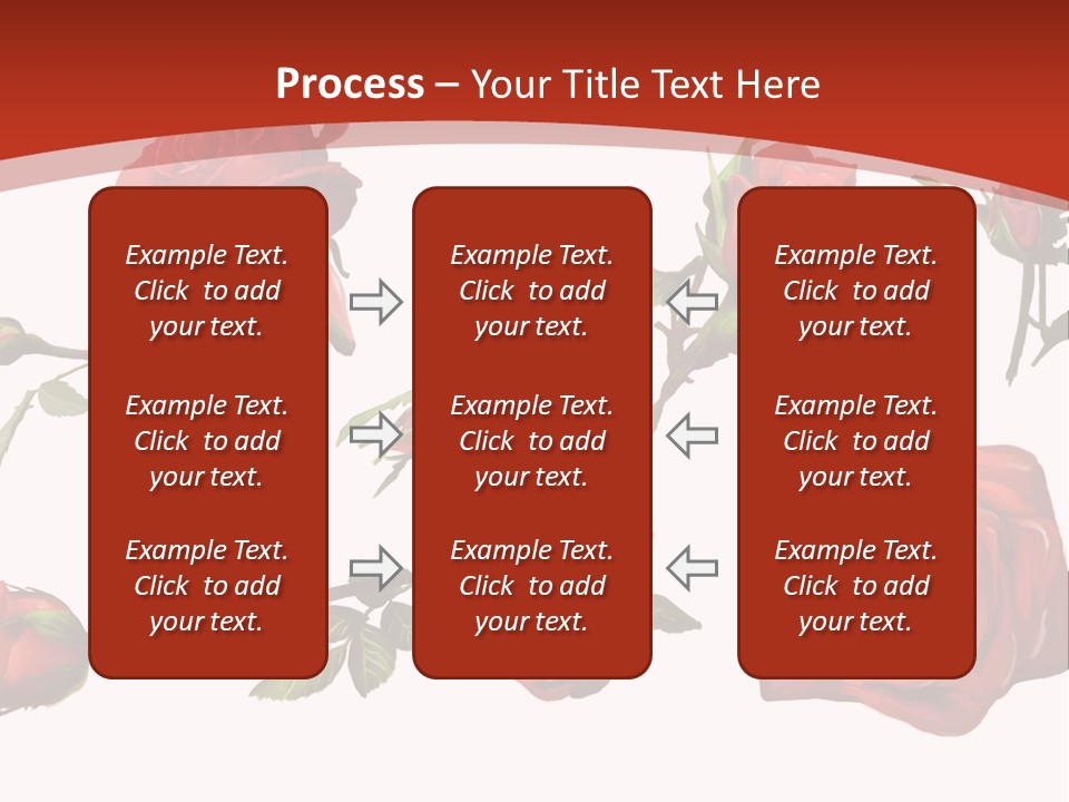 Flowers Decoration Group PowerPoint Template
