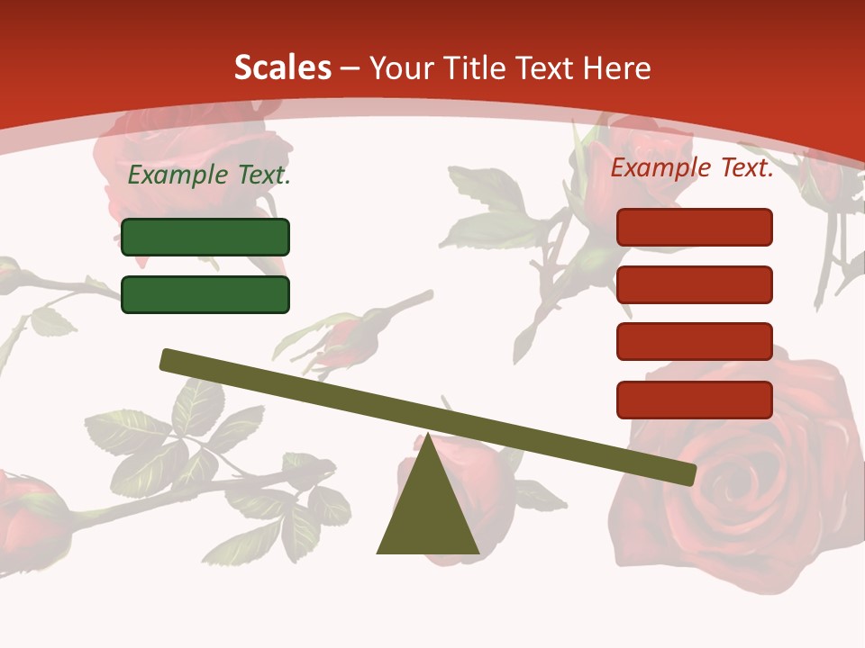 Flowers Decoration Group PowerPoint Template