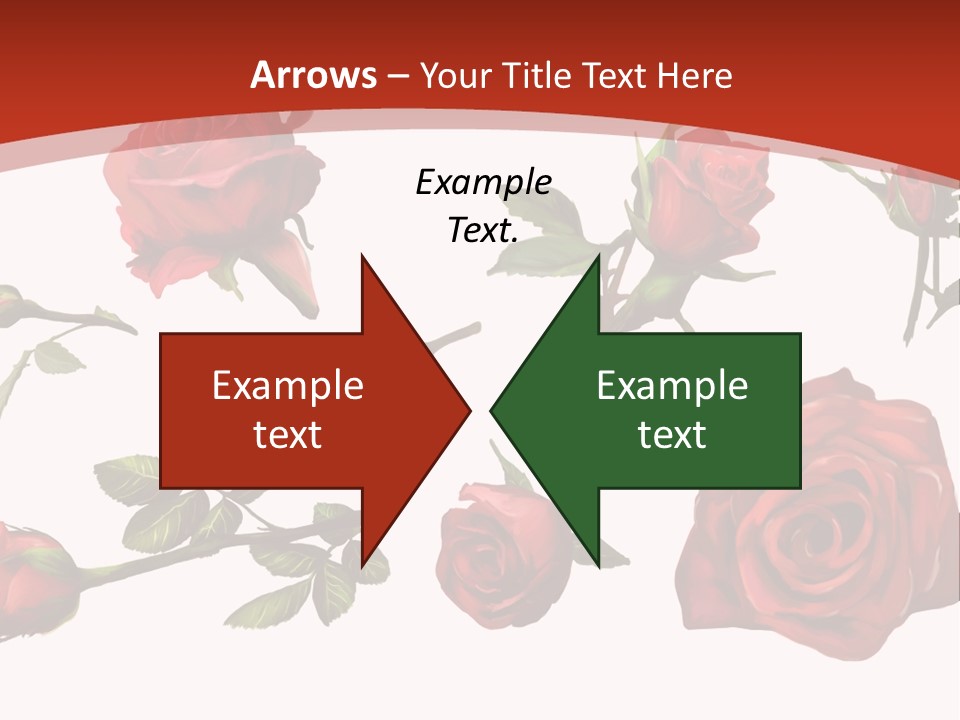 Flowers Decoration Group PowerPoint Template