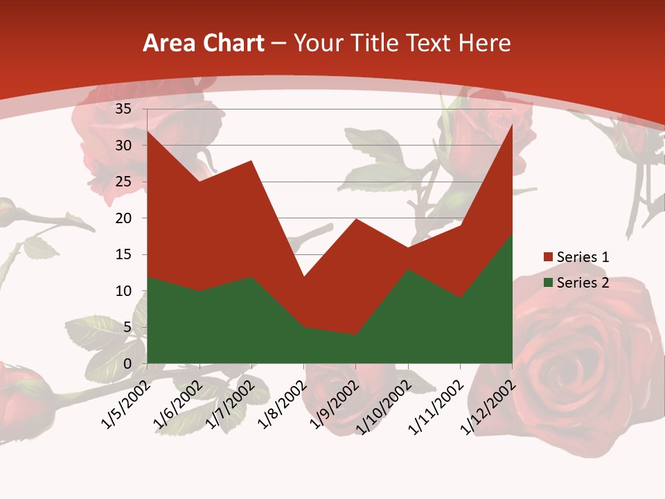 Flowers Decoration Group PowerPoint Template