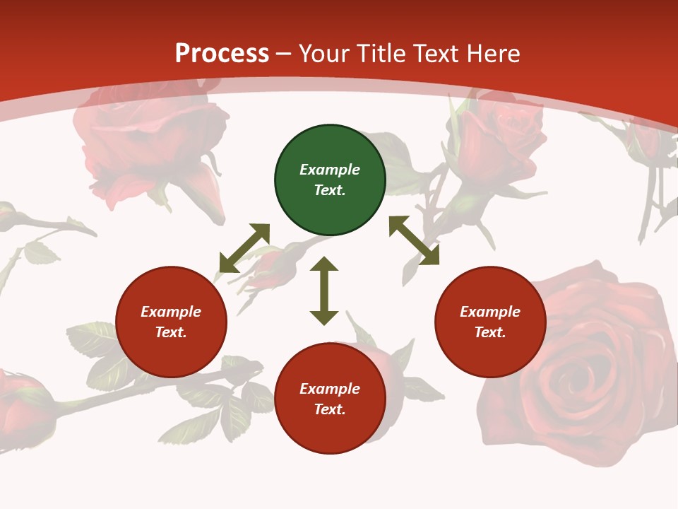 Flowers Decoration Group PowerPoint Template
