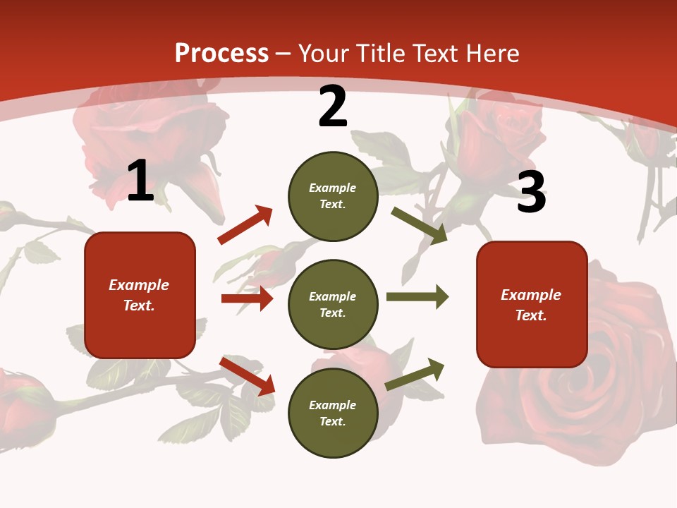 Flowers Decoration Group PowerPoint Template