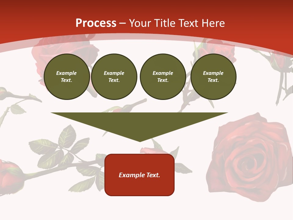 Flowers Decoration Group PowerPoint Template