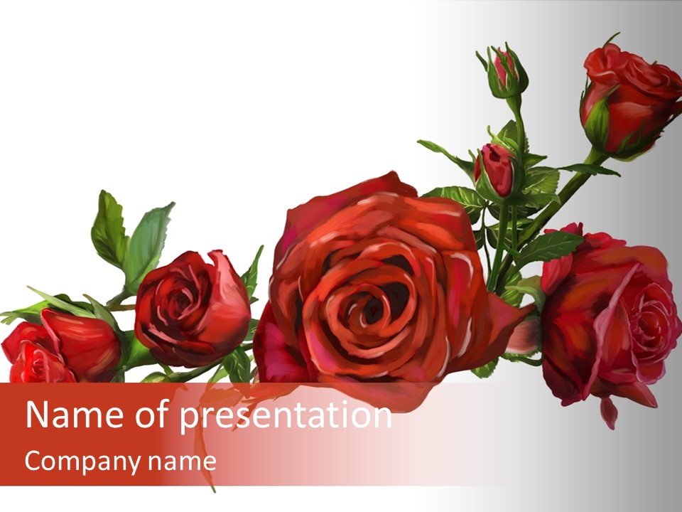 Fragrances Decoration Ornaments PowerPoint Template