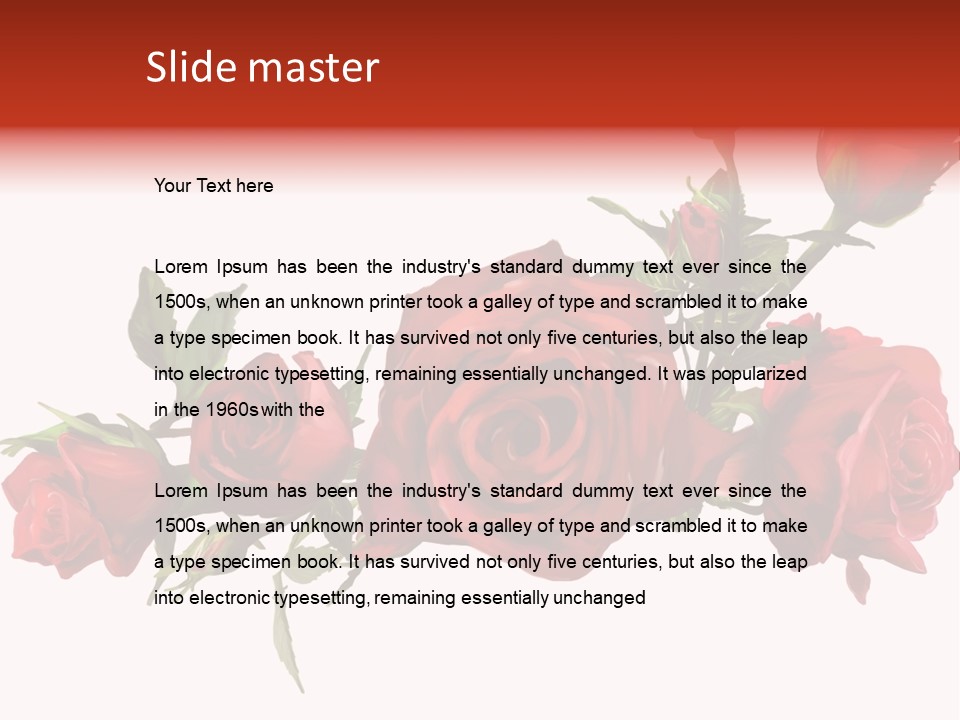 Fragrances Decoration Ornaments PowerPoint Template