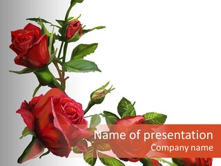 Summer Bunches Plant PowerPoint Template
