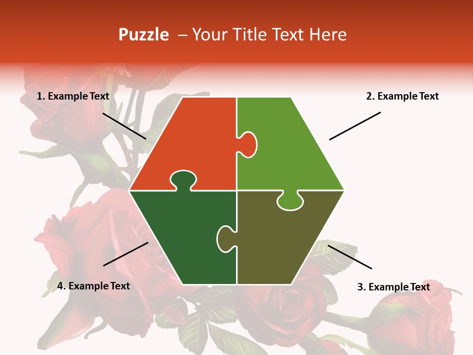 Summer Bunches Plant PowerPoint Template