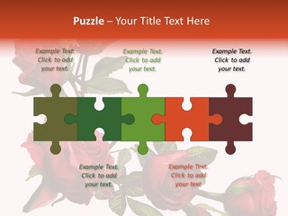 Summer Bunches Plant PowerPoint Template