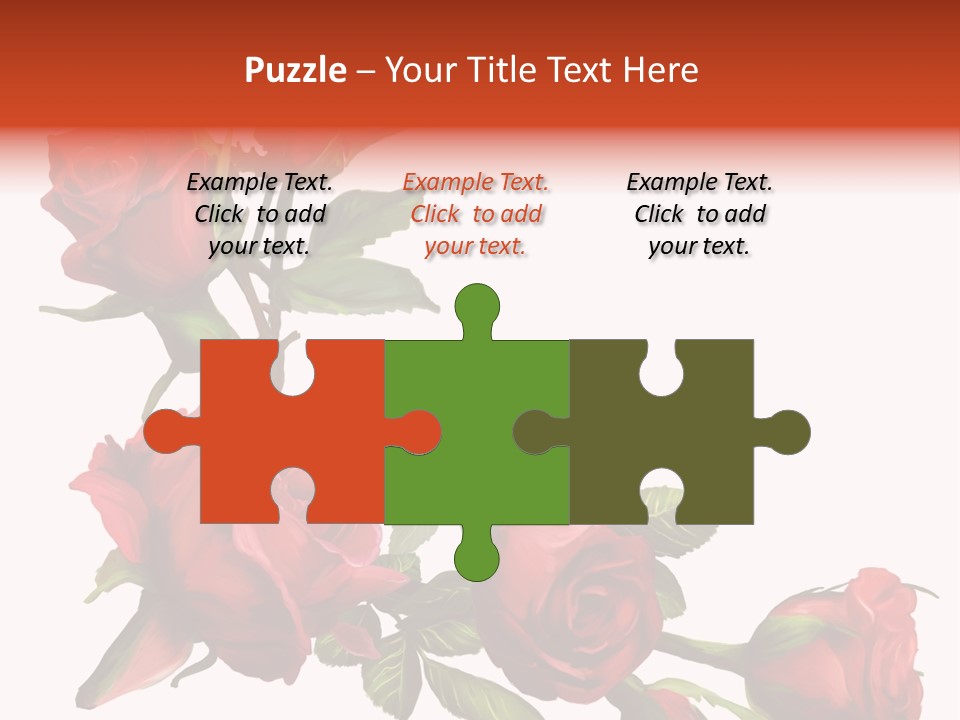 Summer Bunches Plant PowerPoint Template