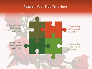 Summer Bunches Plant PowerPoint Template