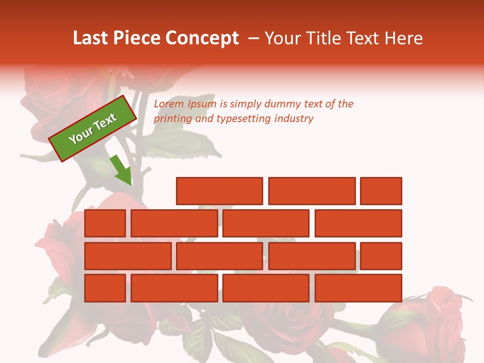 Summer Bunches Plant PowerPoint Template