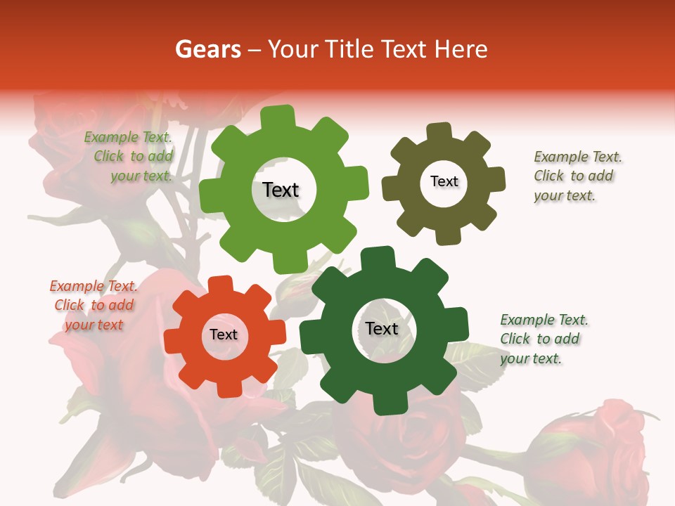 Summer Bunches Plant PowerPoint Template