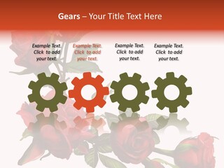 Summer Bunches Plant PowerPoint Template
