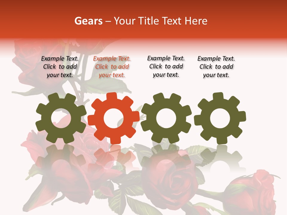 Summer Bunches Plant PowerPoint Template